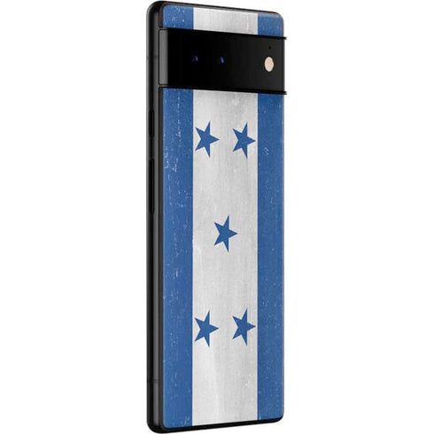 Honduras Flag Distressed Google Pixel 6 Skin